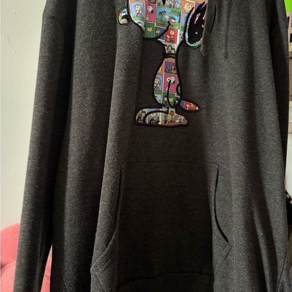 Peanuts Dark Gray Graphic Sweater - Picture 1 of 3